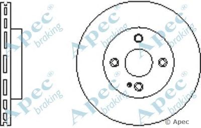 APEC BRAKING dsk2630 -  Тормозной диск